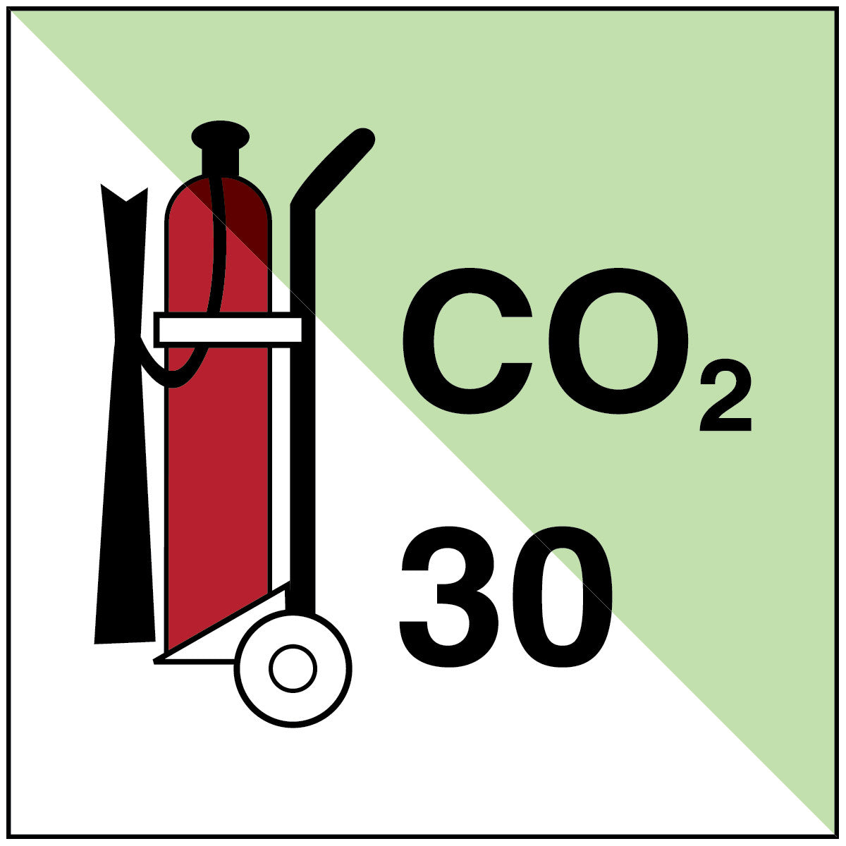 Feuerlöscher auf Rädern CO2/30 – IMO