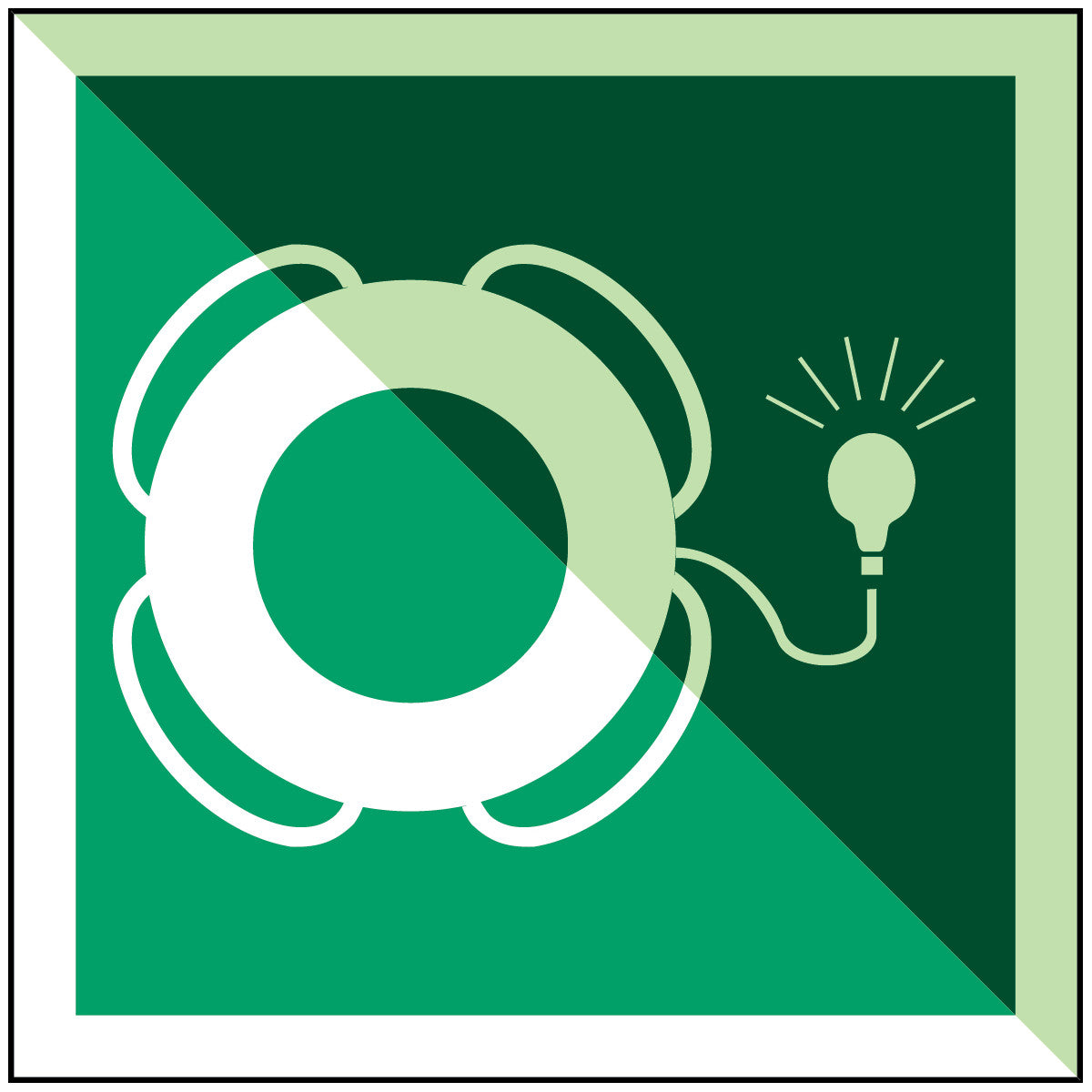 Rettungsring mit Lampe – IMO