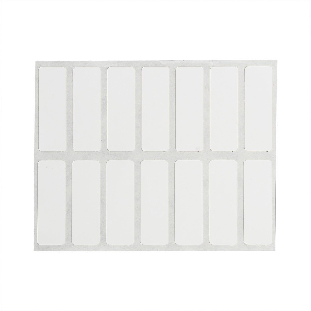 Nachhaltige Polyesteretiketten matt weiß für J7300 Drucker - 12,70 x 38,10 mm