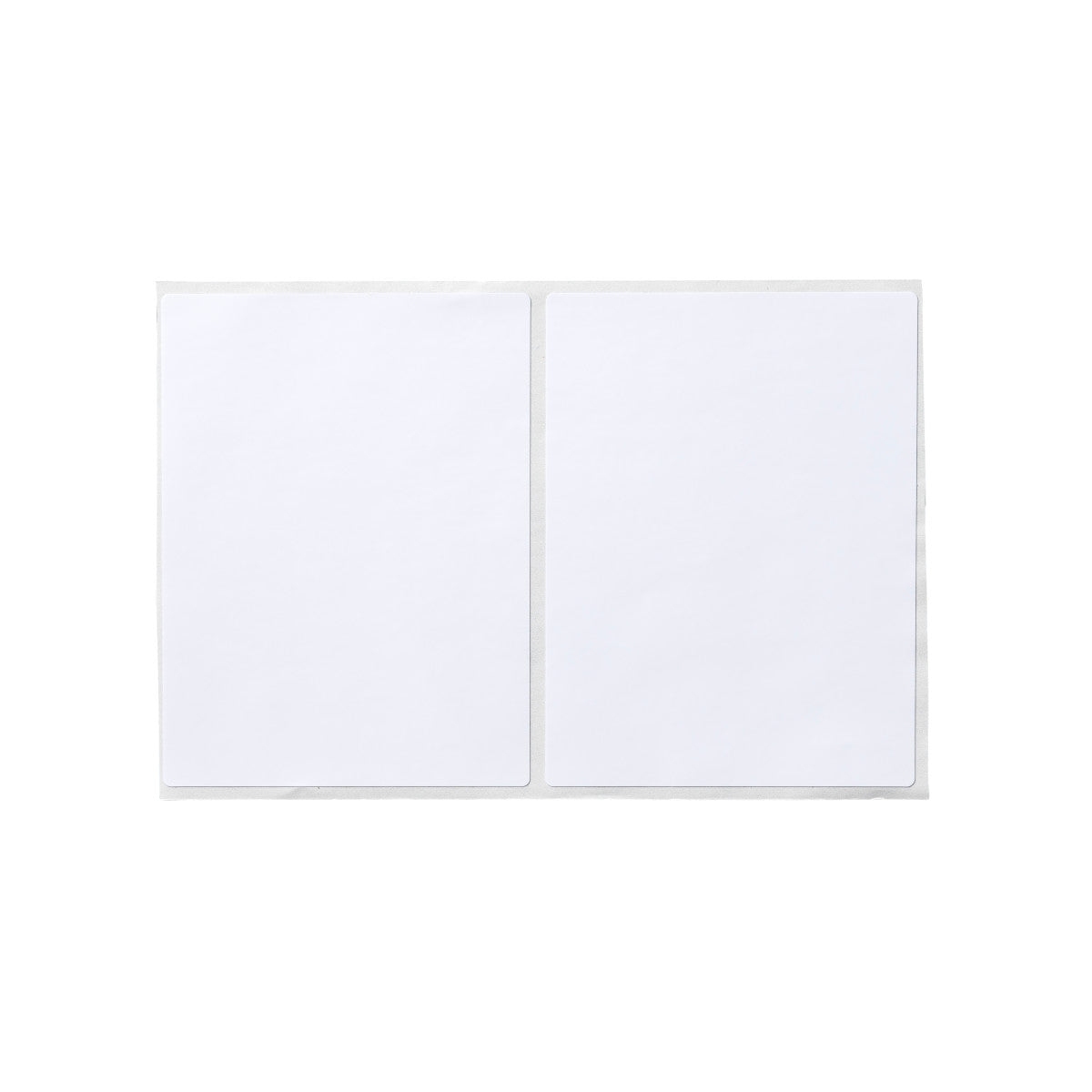 Nachhaltige Polyesteretiketten matt weiß für J7300 Drucker - 76,20 x 101,60 mm