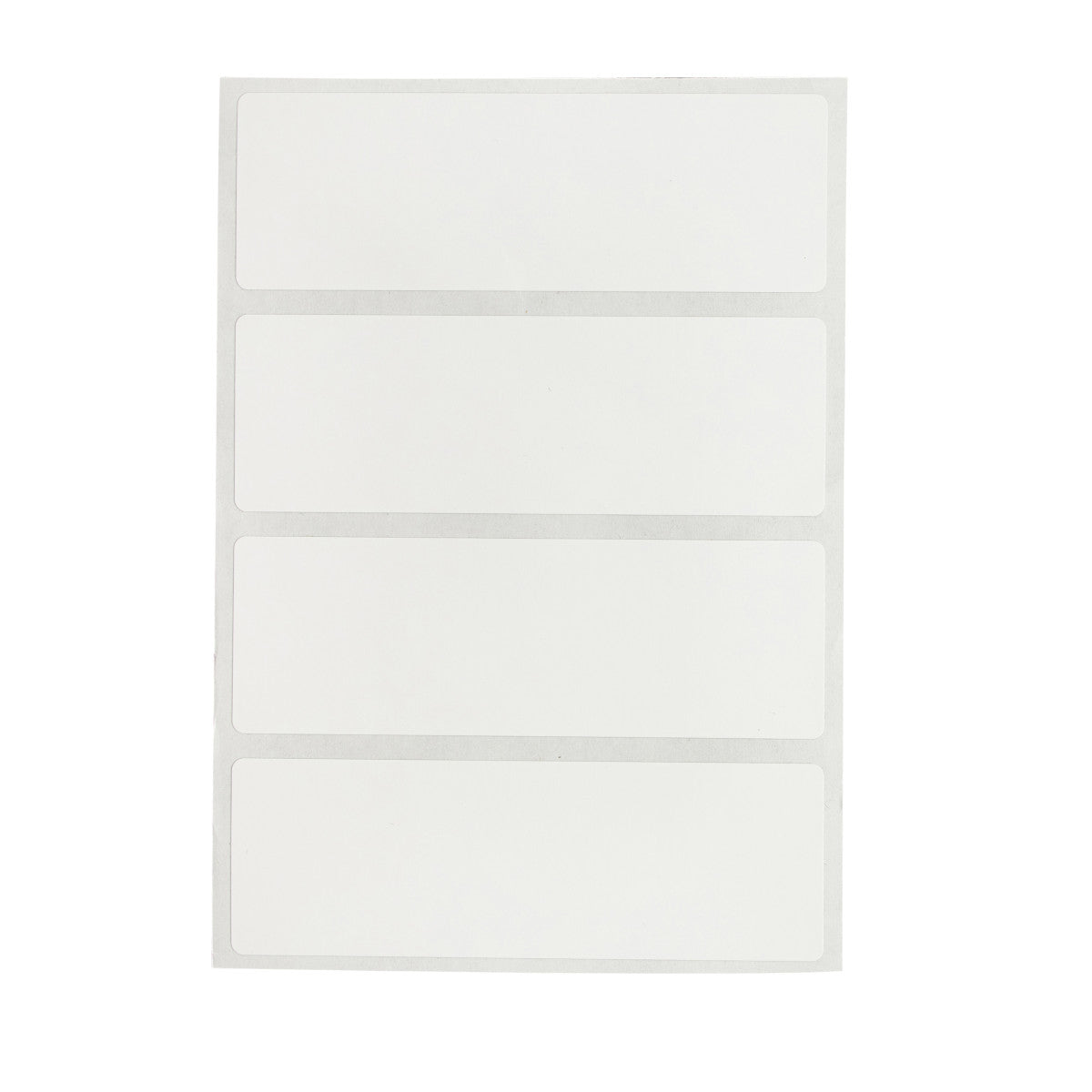 Nachhaltige Polyesteretiketten matt weiß für J4000 Drucker 25,40 mm x 76,20 mm