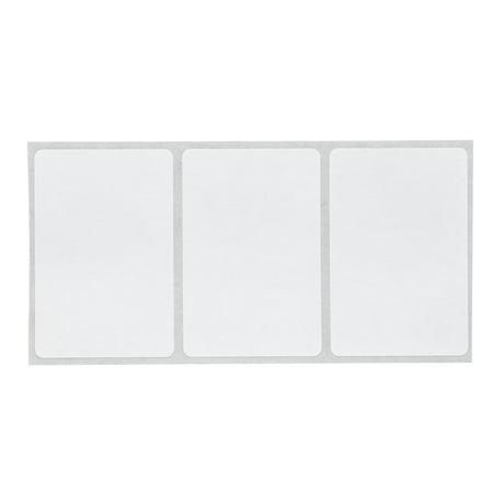 Vordimensionierte Papieretiketten für den J4000 Drucker - 50,80 mm x 76,20 mm