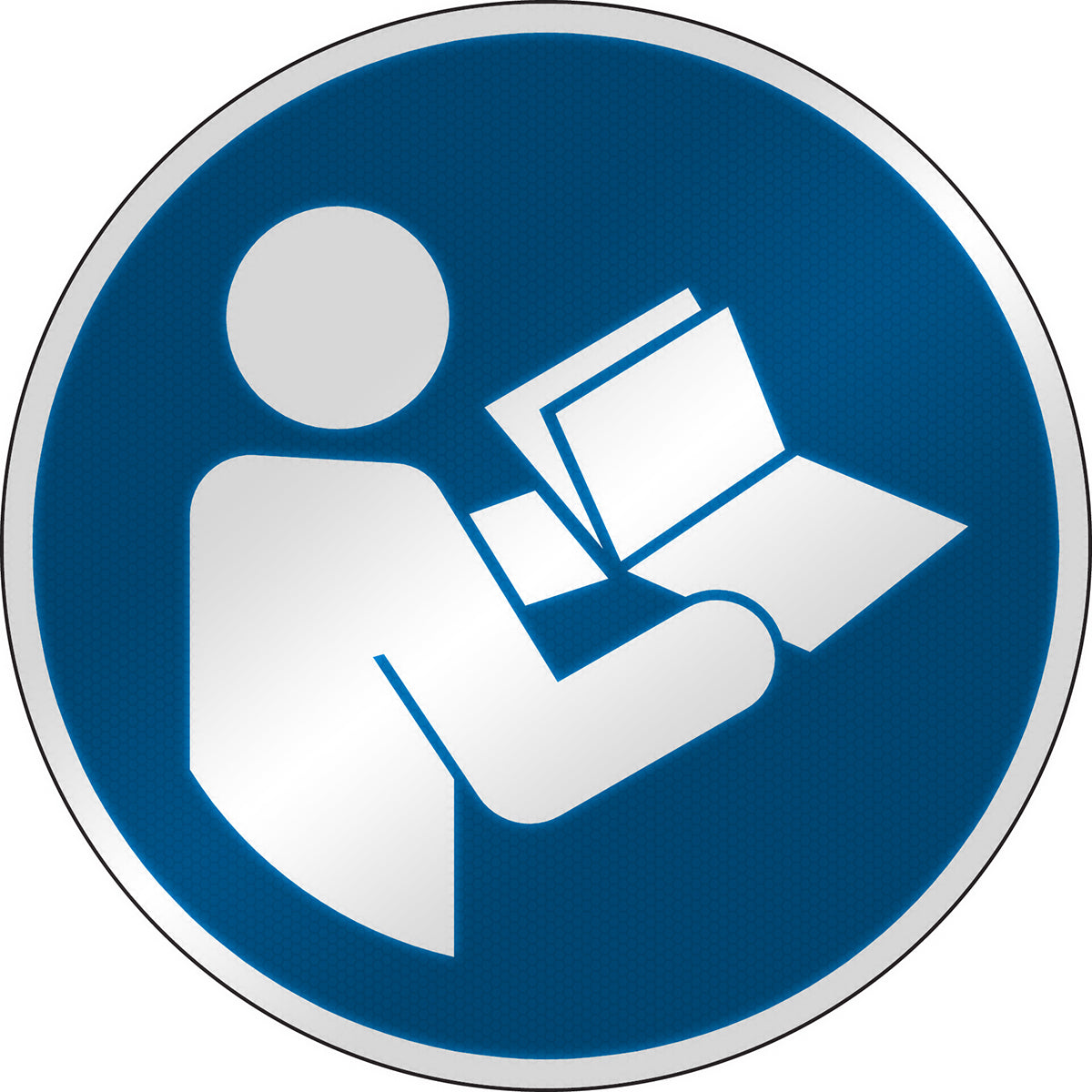 ISO Sicherheitskennzeichnung - Gebrauchsanweisung beachten