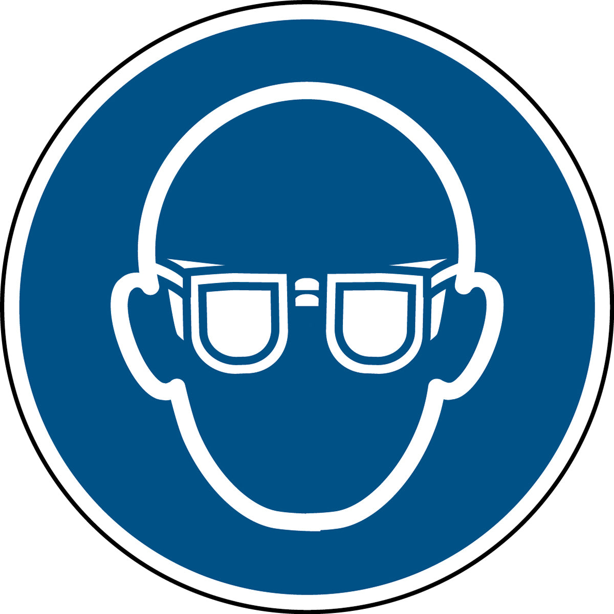 ISO safety sign - Use eye protection