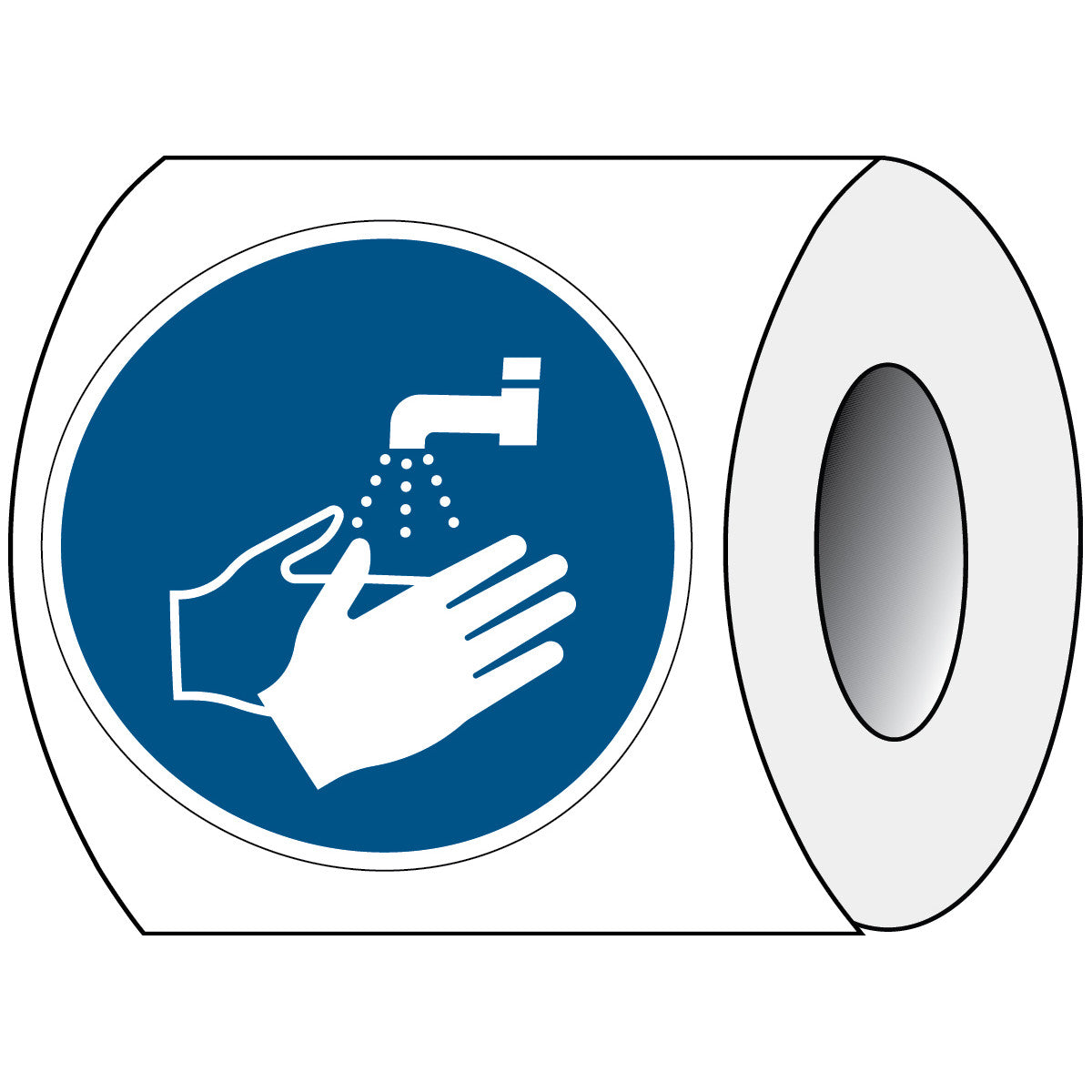 ISO safety sign - Wash hands