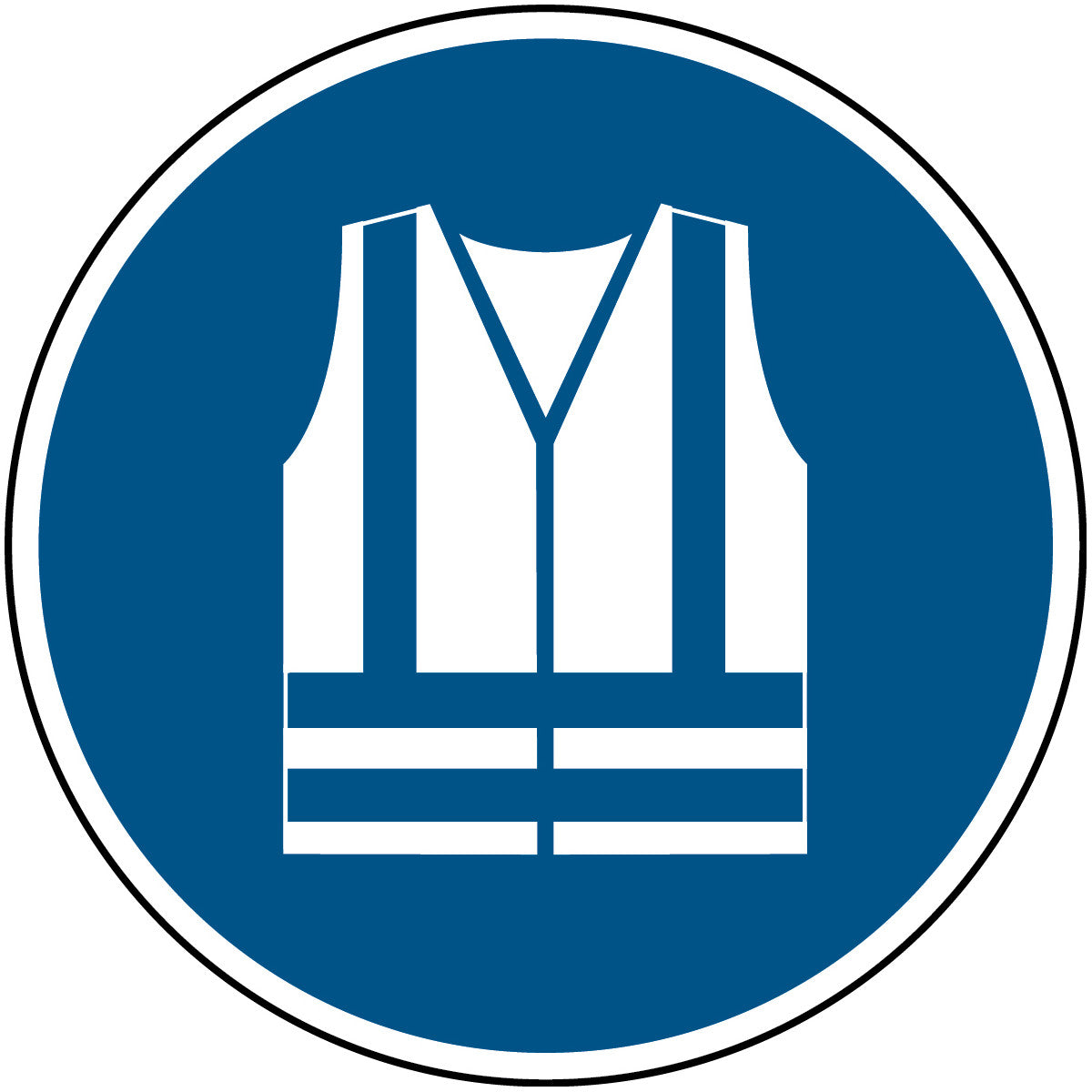 ISO safety sign - Use safety vest