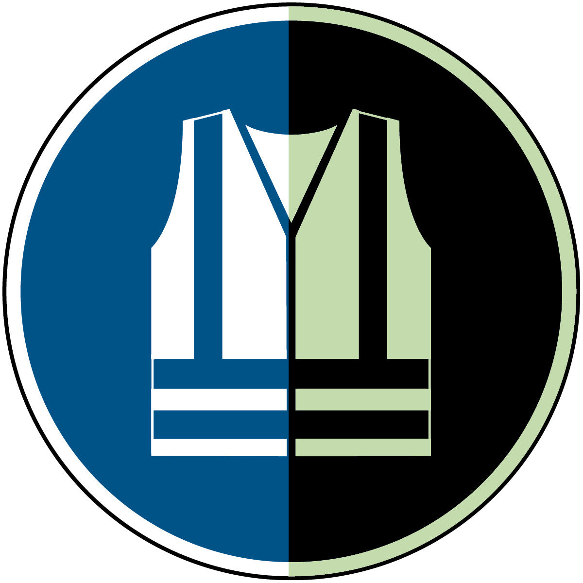 Langnachleuchtende Sicherheitsschilder