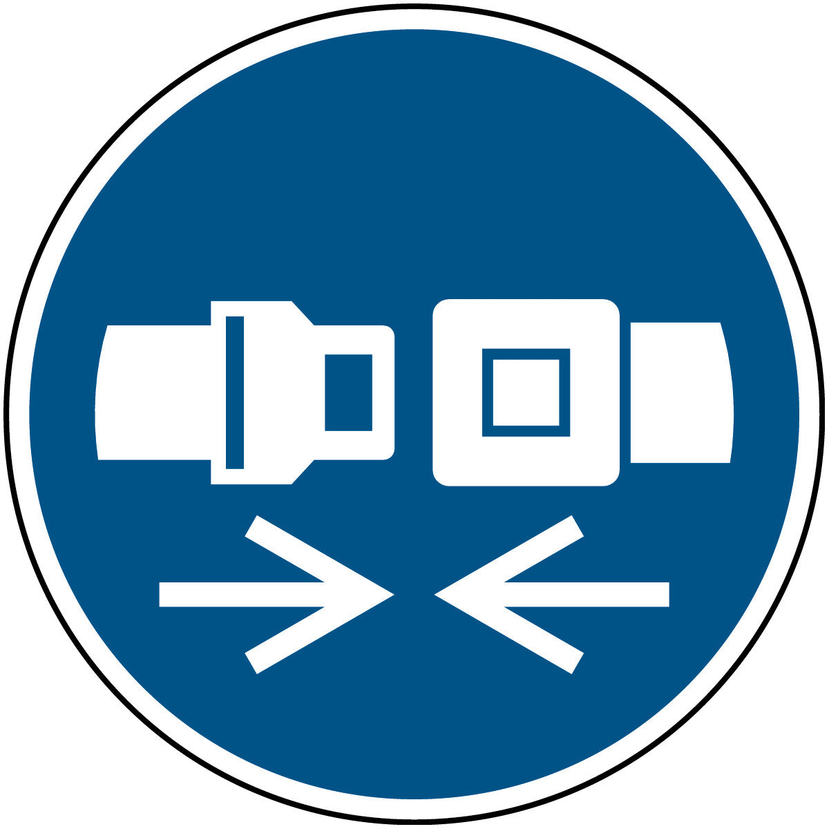 ISO safety sign - Use seat belt
