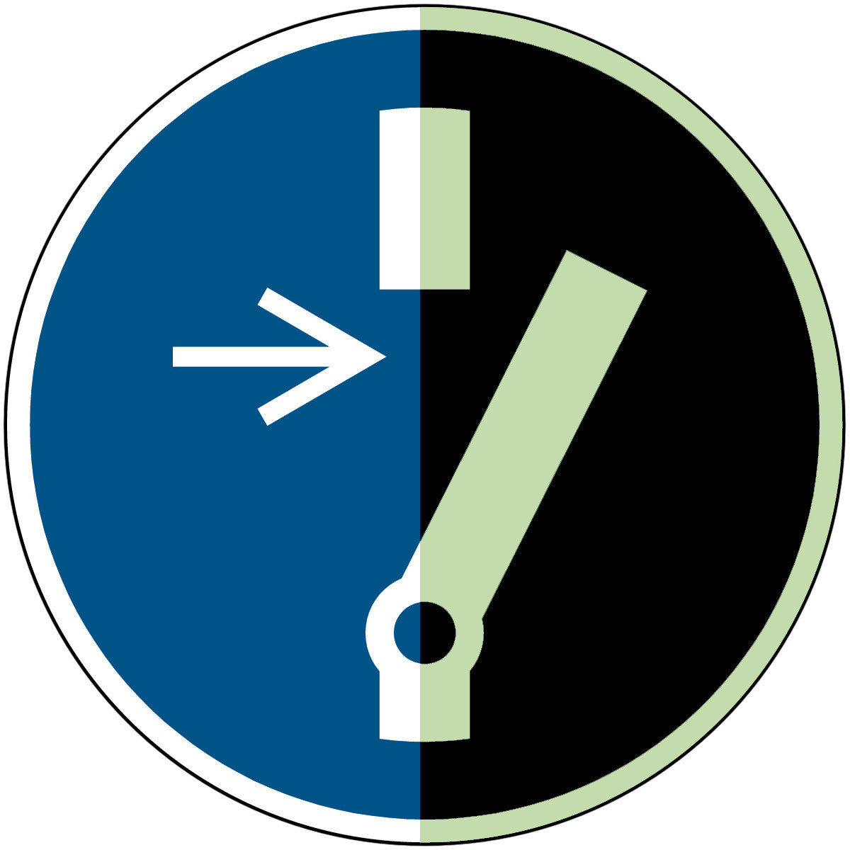 Photoluminescent safety signs