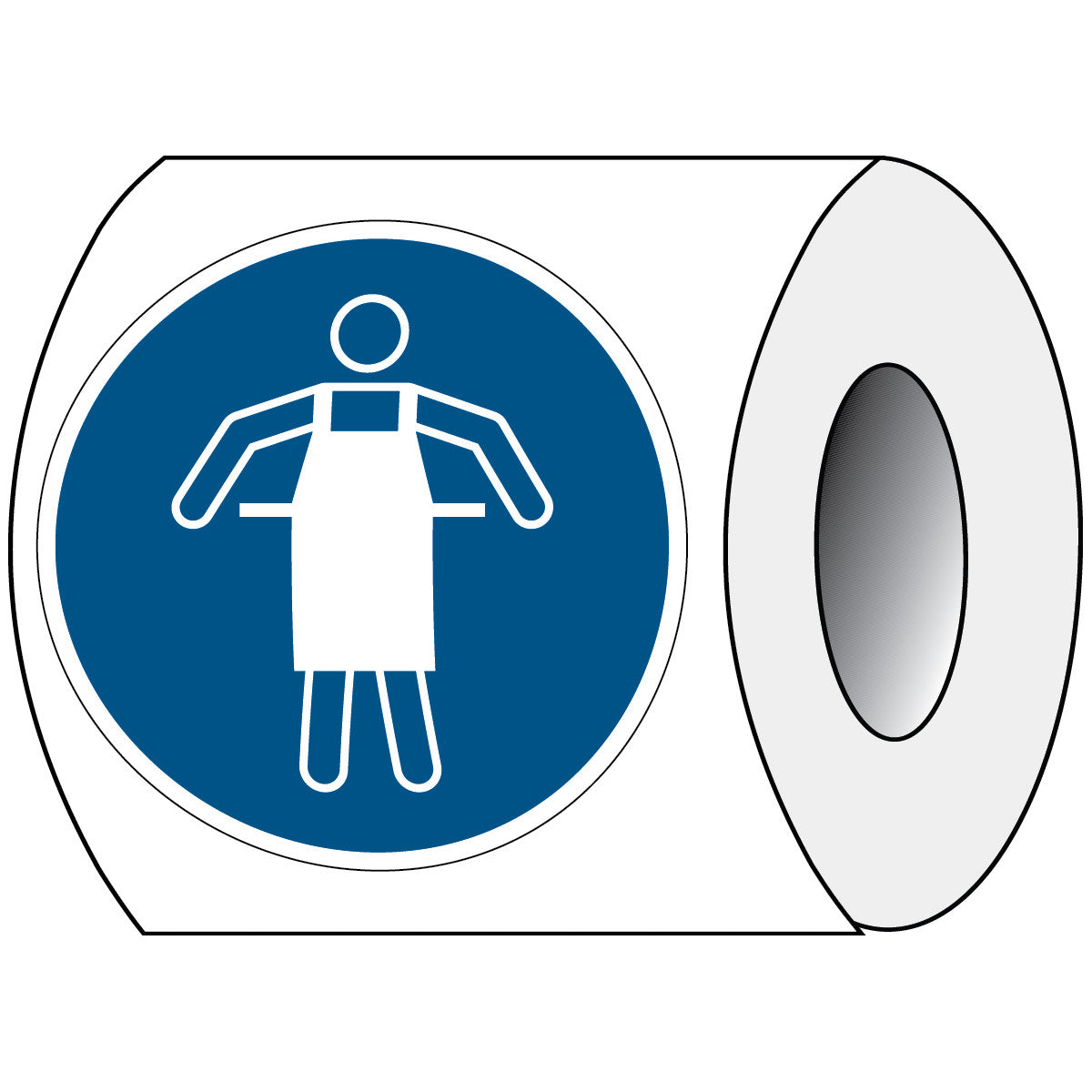 ISO safety sign - Wear protective apron