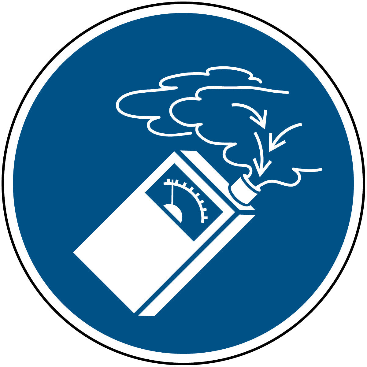 Gasmelder verwenden – ISO 7010