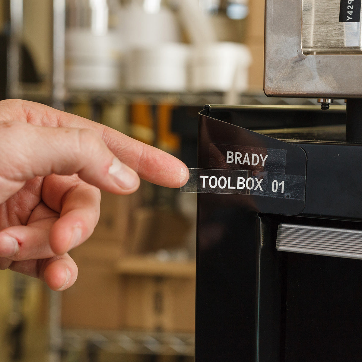 Labels suitable for thermal transfer printing