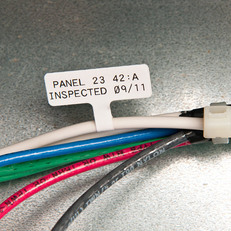 T- oder P-Etikettenfahnen aus Polypropylen mit matter Oberfläche für M710 und BMP71