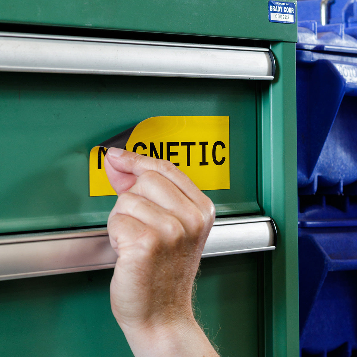 Magnetische Polyester-Etiketten für den M710 Drucker