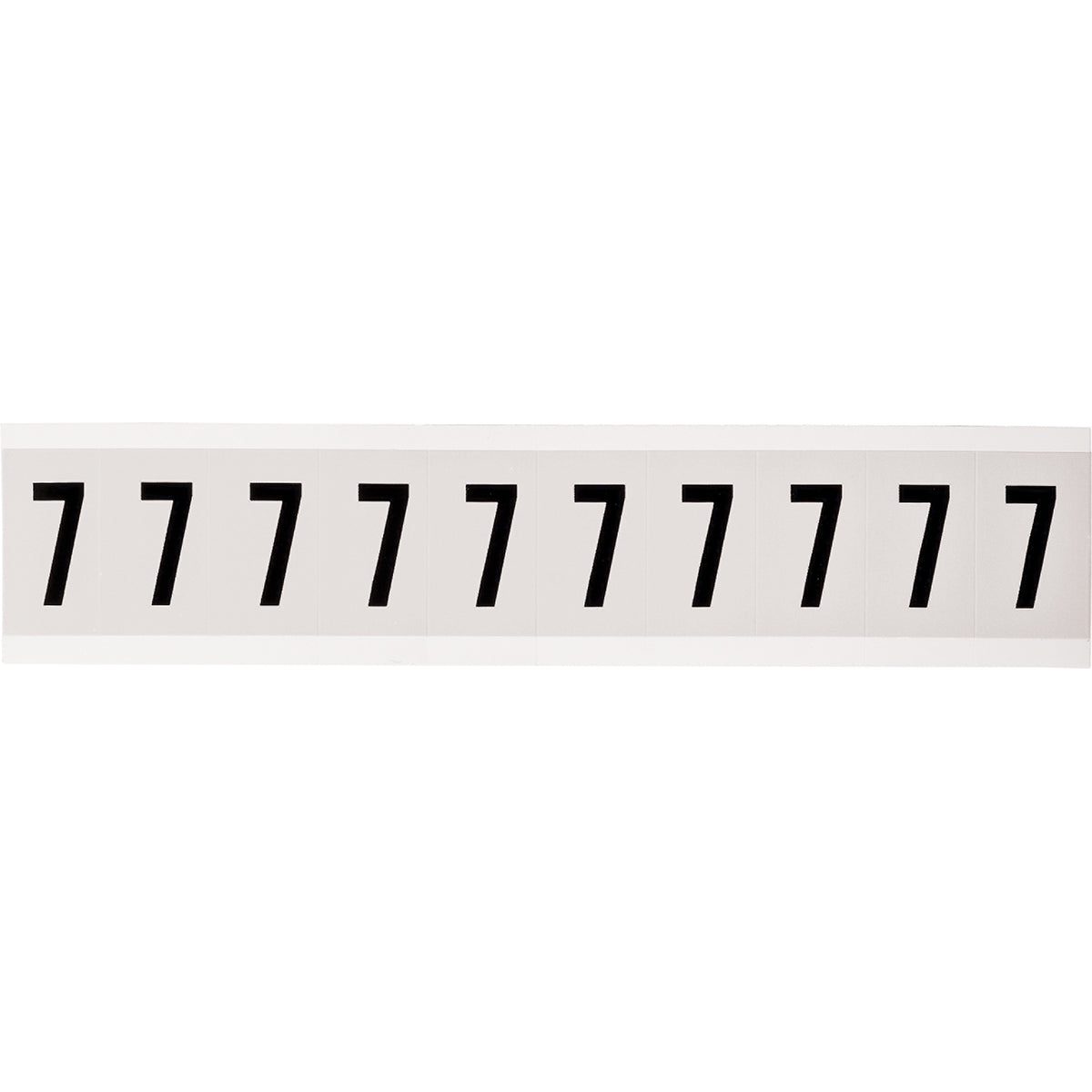 Zahlen & Buchstaben, B-499 (Nylongewebe), Weiß - 7 , 38 x 22 mm