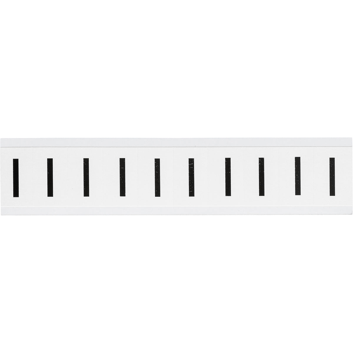Zahlen & Buchstaben, B-499 (Nylongewebe), Weiß - I , 38 x 22 mm
