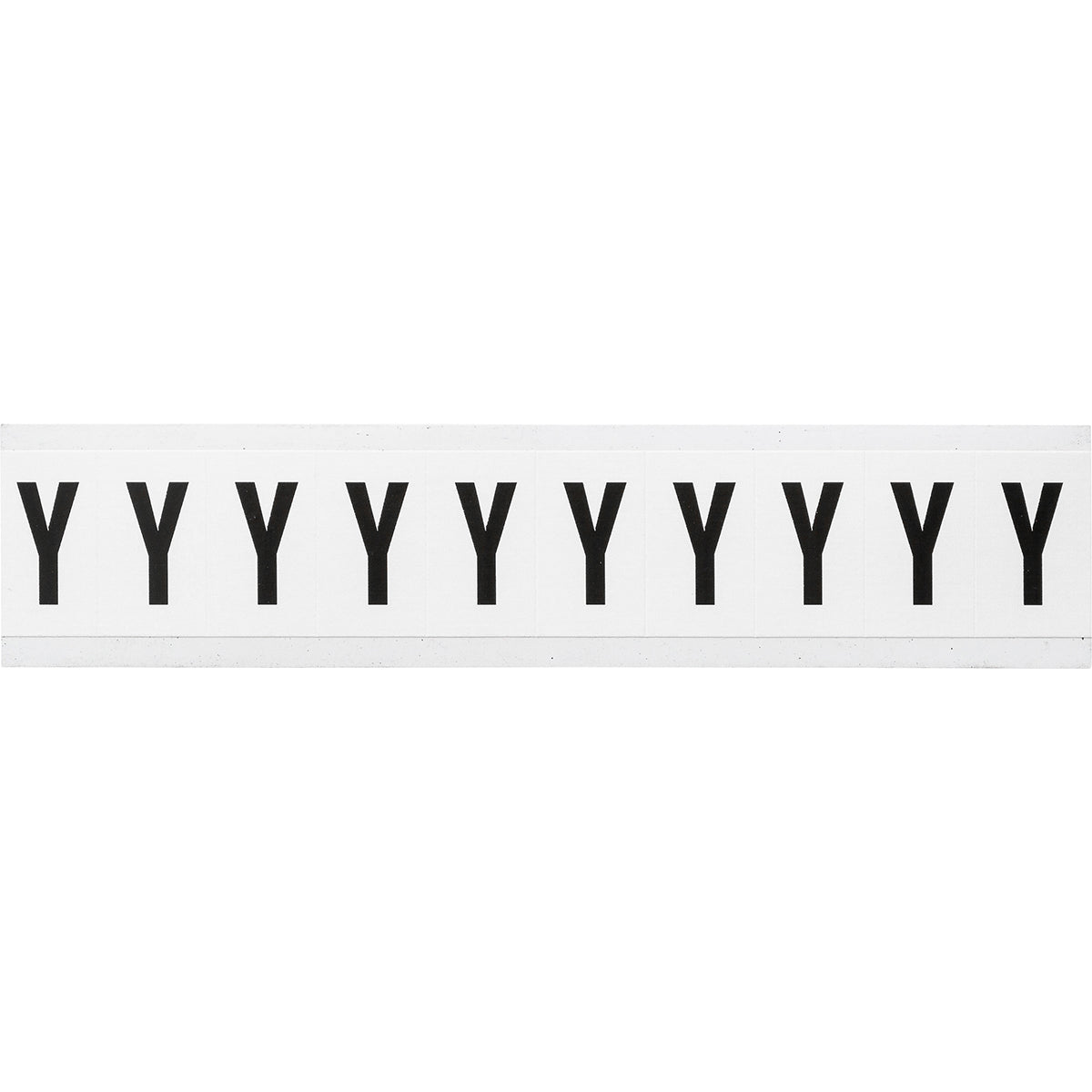 Zahlen & Buchstaben, B-499 (Nylongewebe), Weiß - Y , 38 x 22 mm