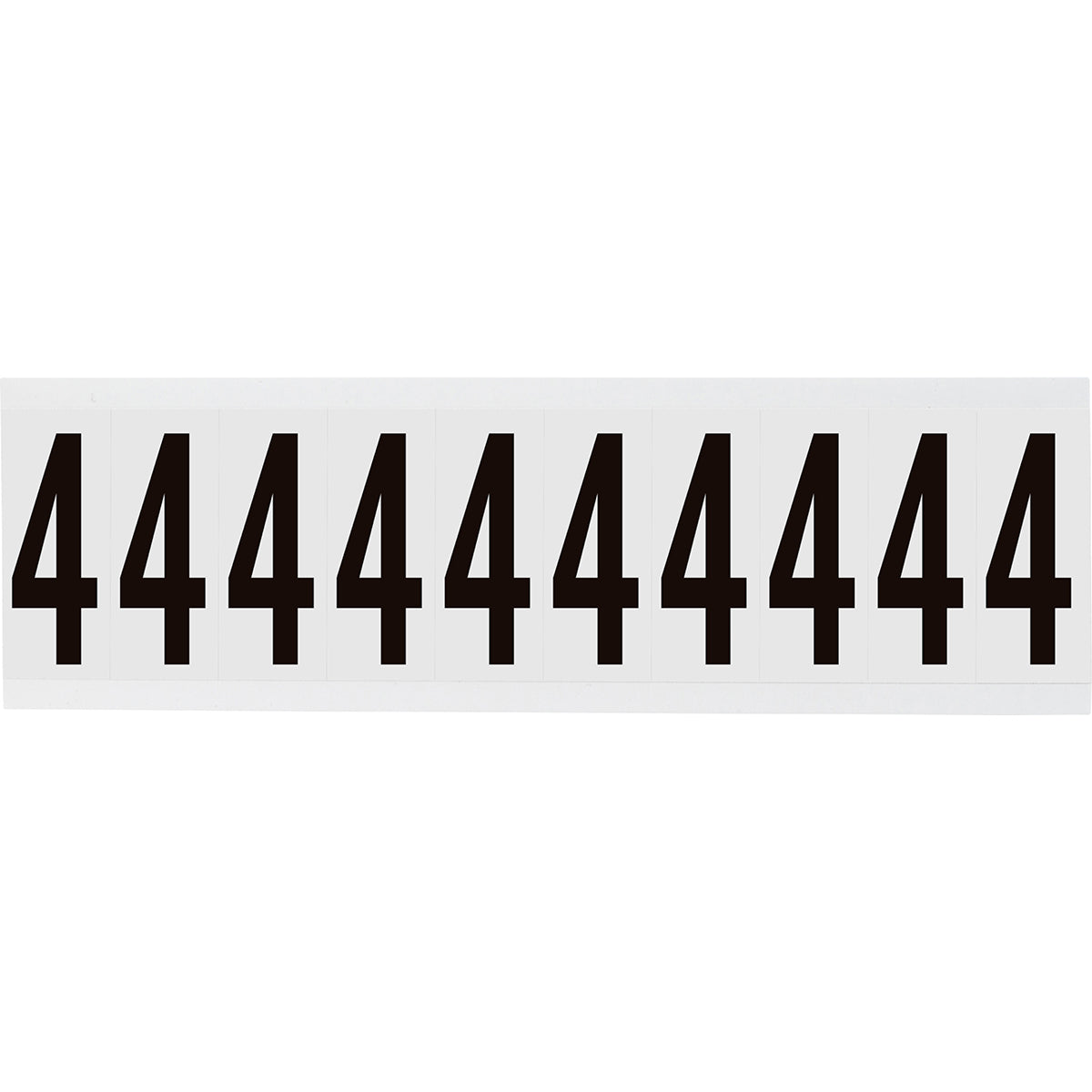 Zahlen & Buchstaben, B-499 (Nylongewebe), Weiß - 4 , 57 x 22 mm