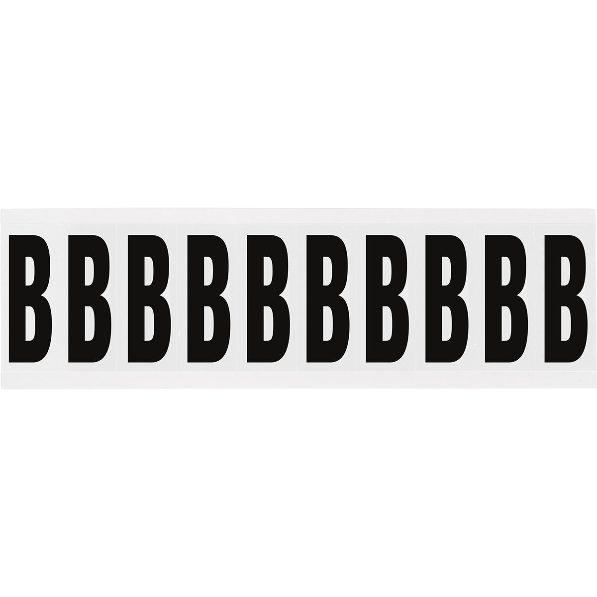 Zahlen & Buchstaben, B-499 (Nylongewebe), Weiß - B , 57 x 22 mm