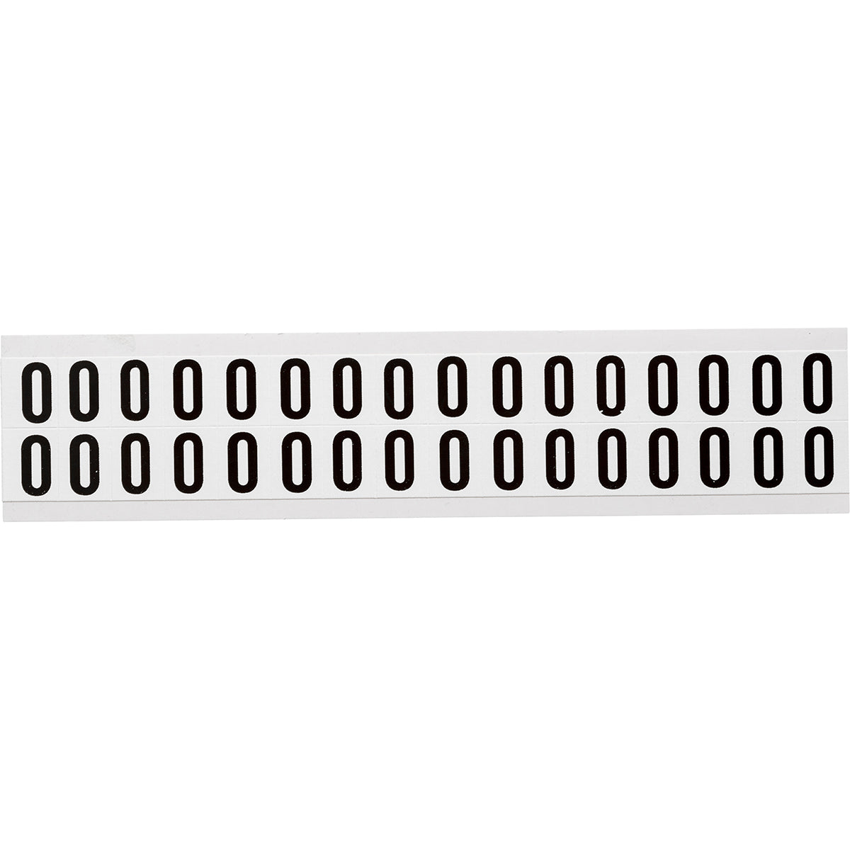 Zahlen & Buchstaben B-499 (Nylongewebe) - O - Großbuchstaben , 19 x 14 mm