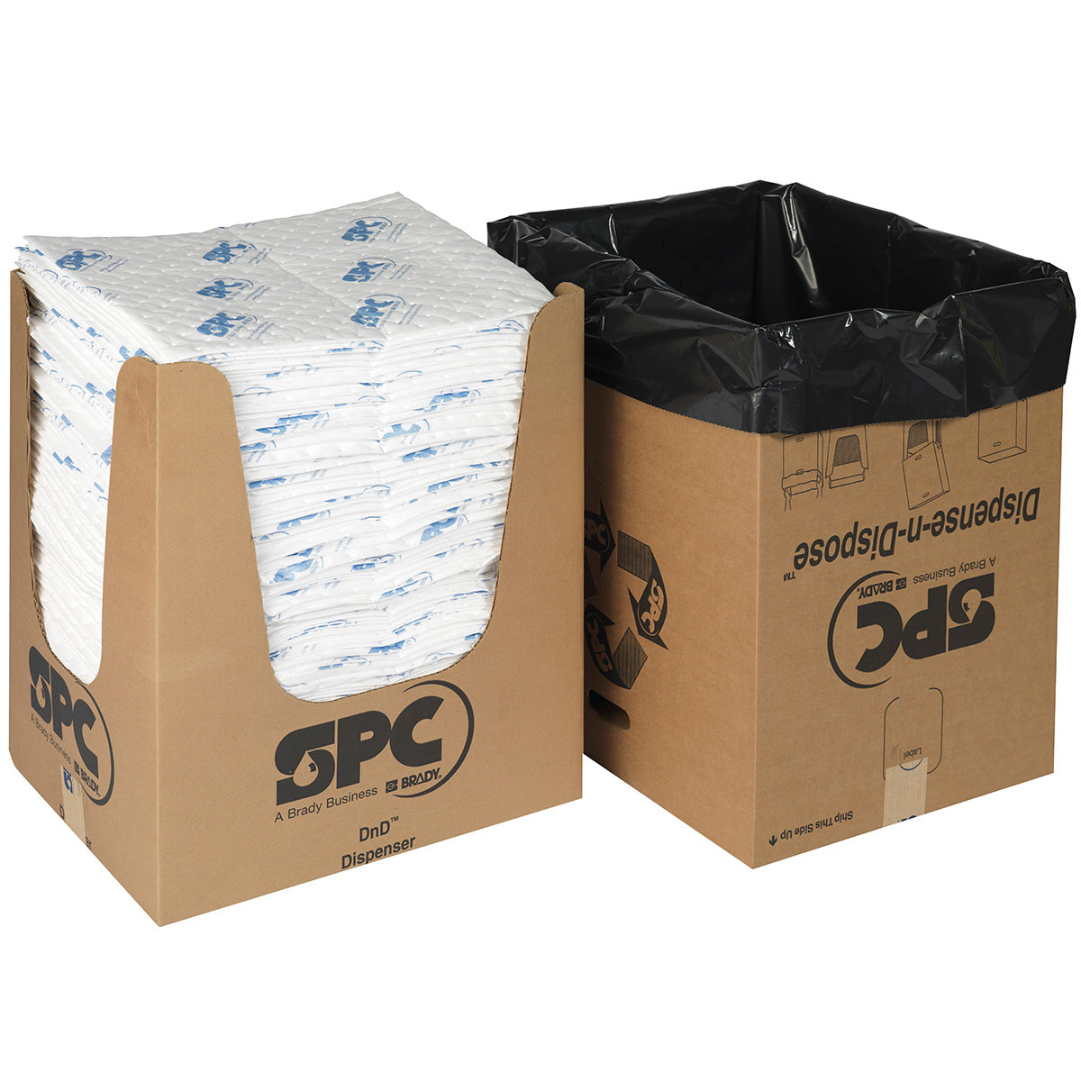 TÜCHER, 40 cm נ50 cm, schwer, perforiert und verschweisst, Spender- und Entsorgungssystem