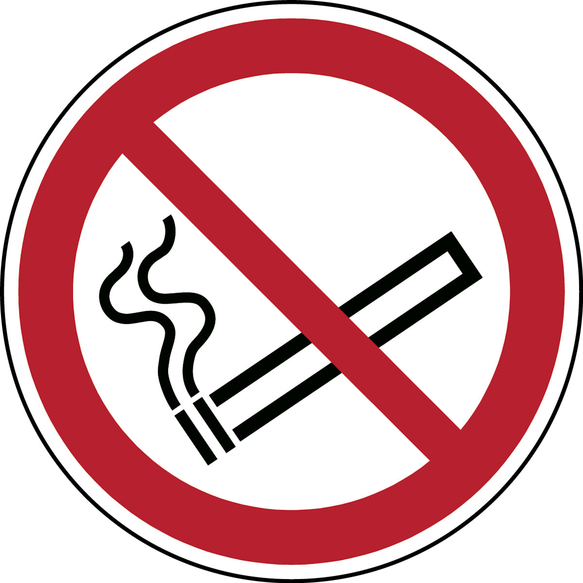 ISO safety sign - No smoking