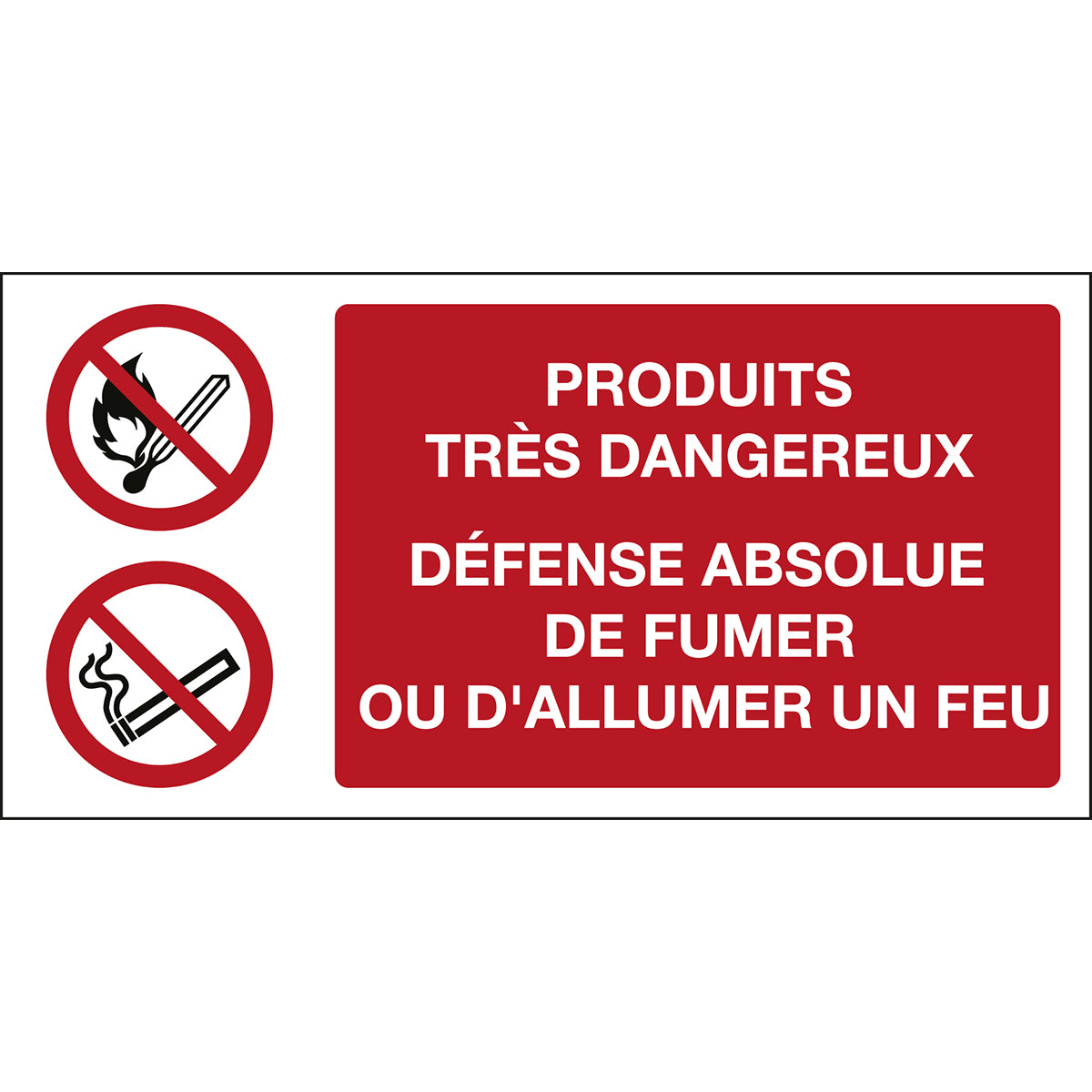 Keine offene Flamme; Feuer, offenes Licht und Rauchen verboten, Rauchen verboten – ISO 7010