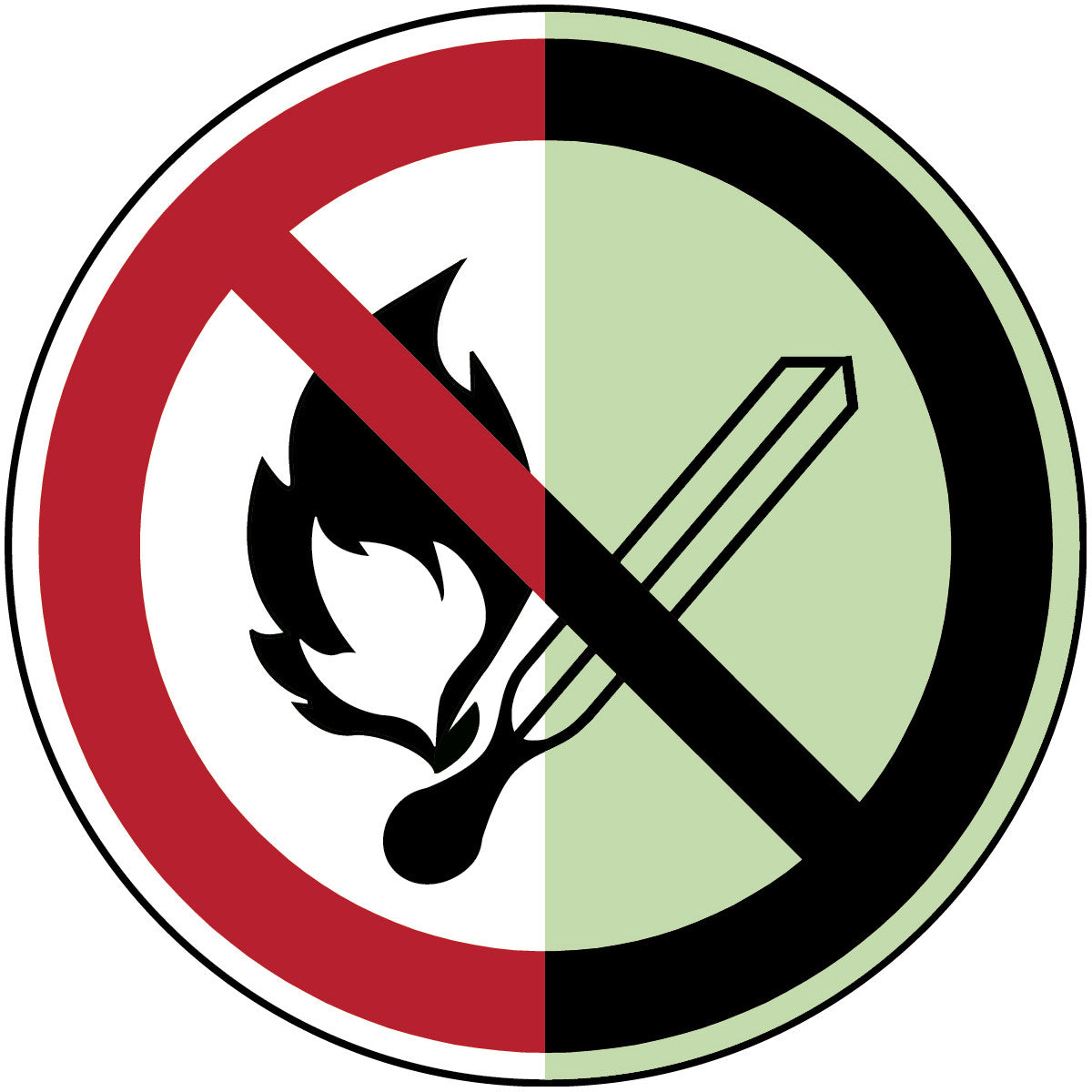 Photoluminescent safety signs