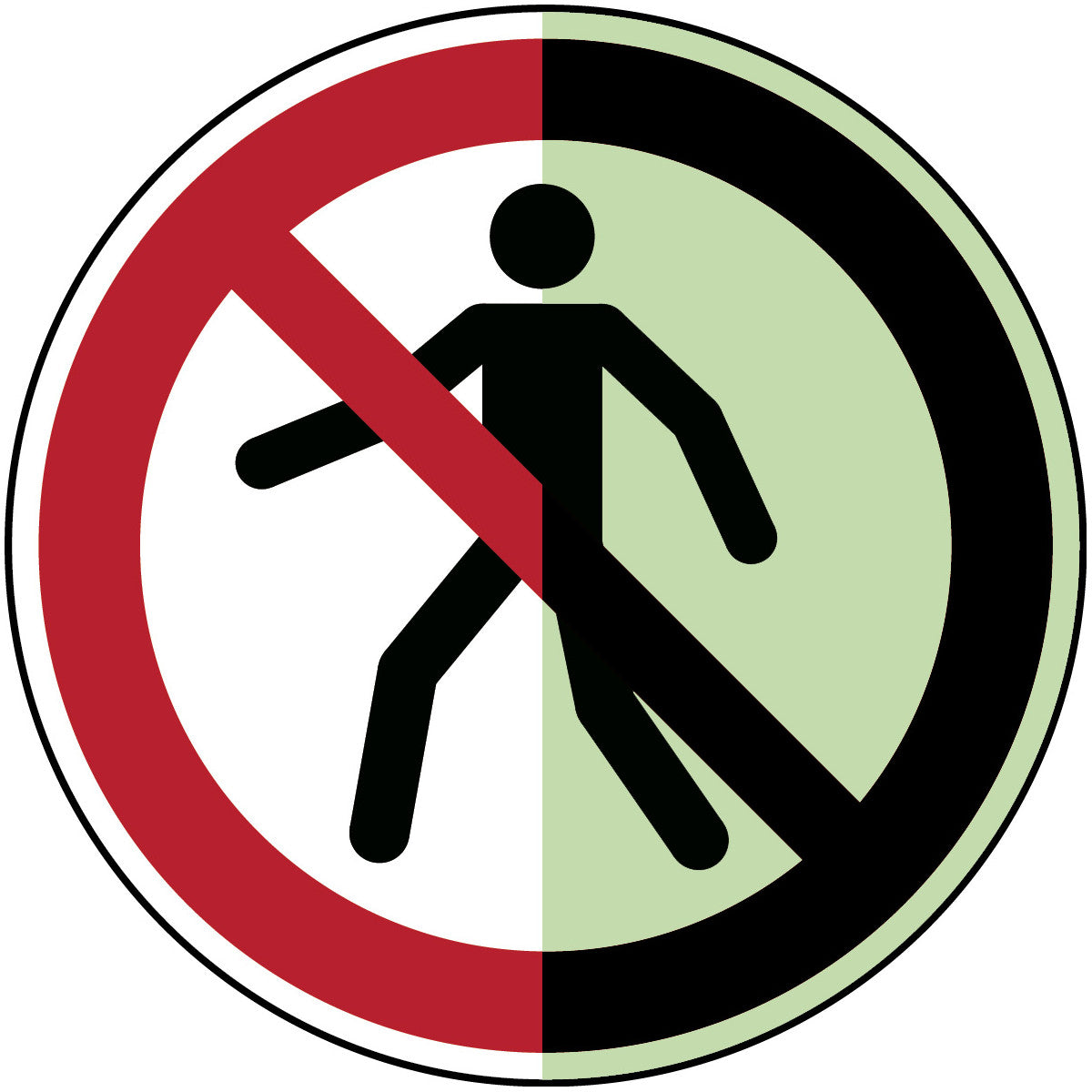 Photoluminescent safety signs