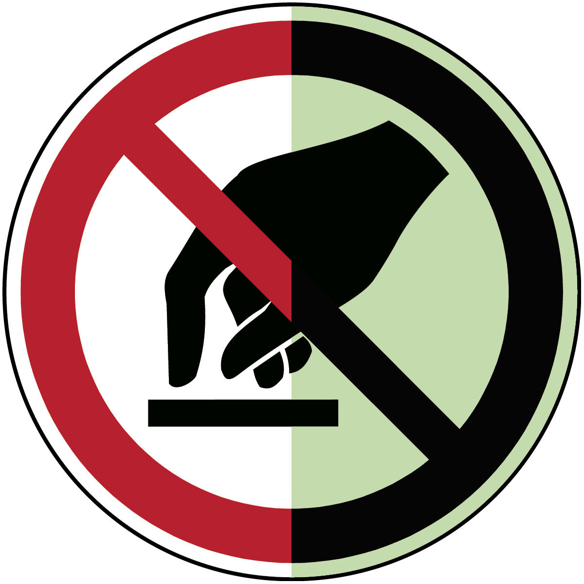 Photoluminescent safety signs