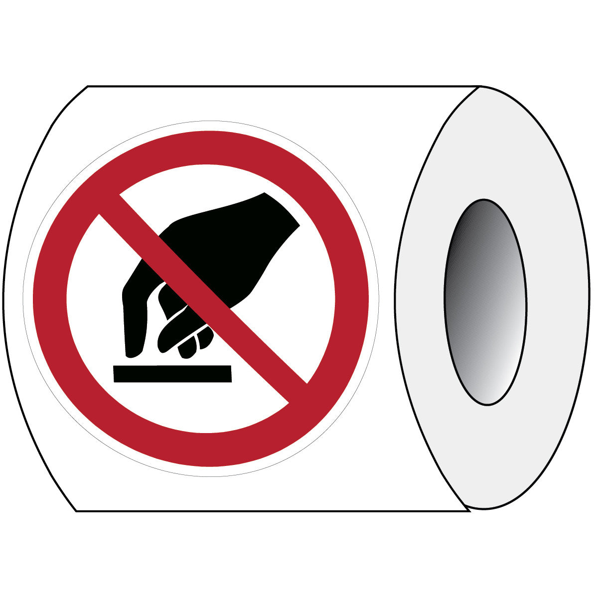 ISO safety sign - No touching