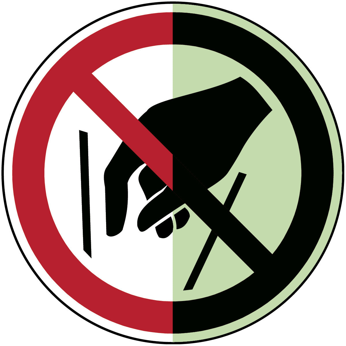 Photoluminescent safety signs