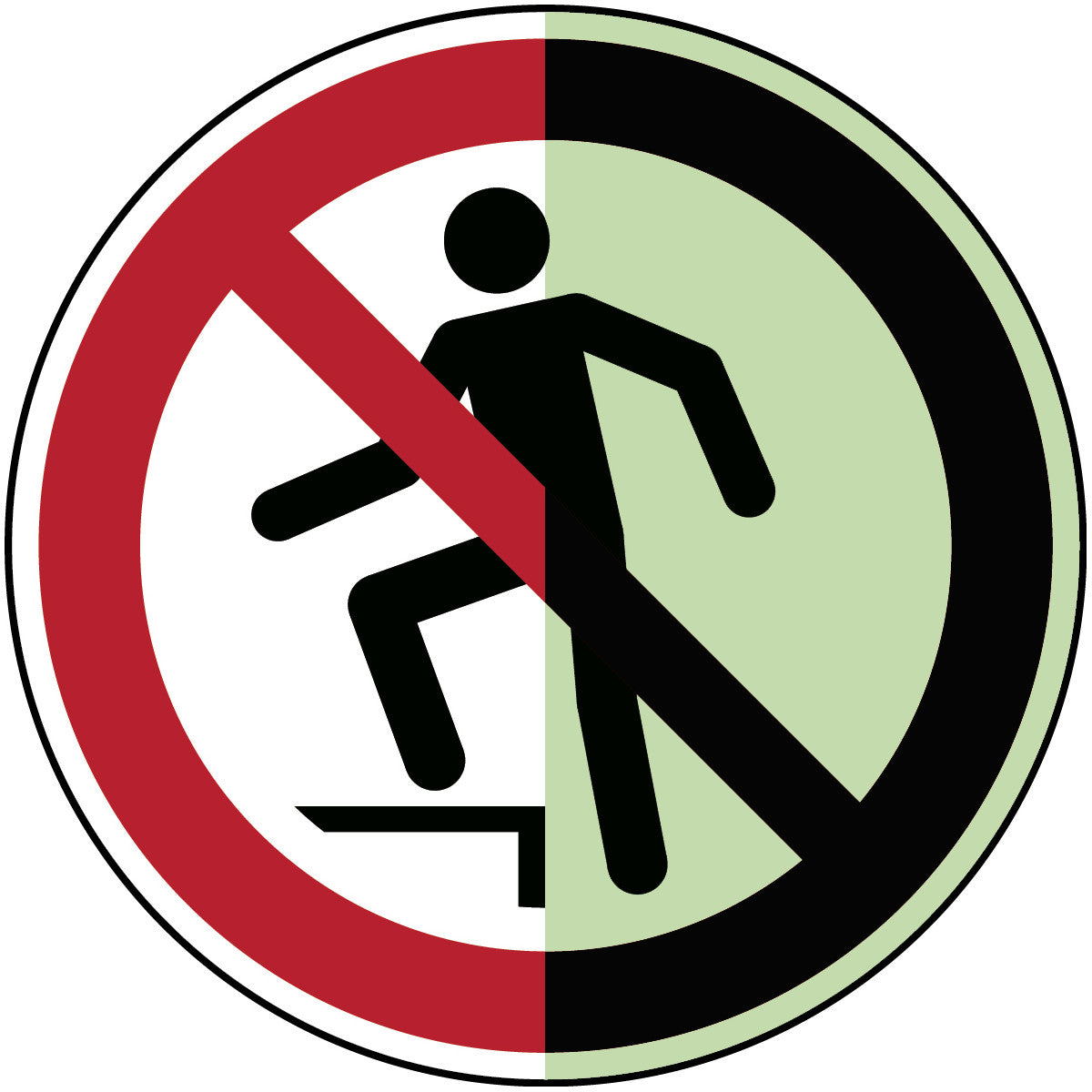 Photoluminescent safety signs