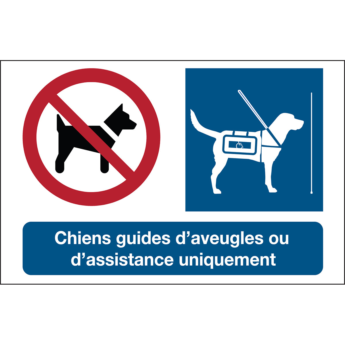 Assistenzhund-Schilder