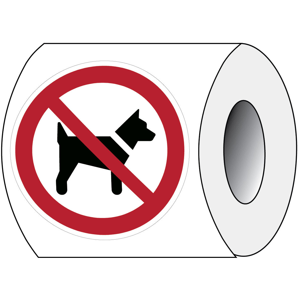 ISO safety sign - No animals allowed