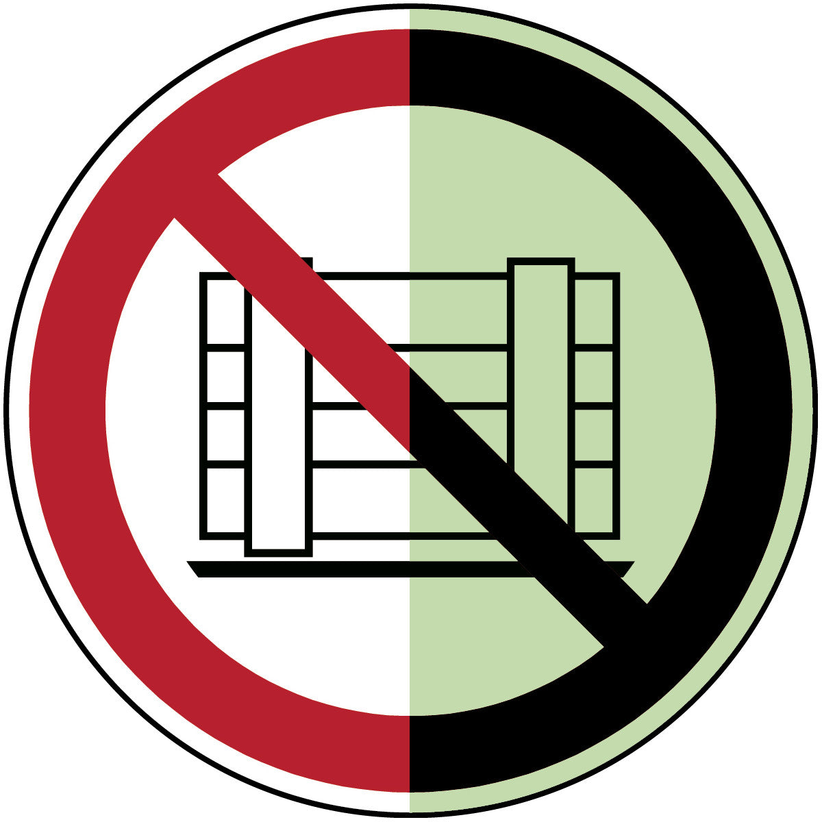 Photoluminescent safety signs