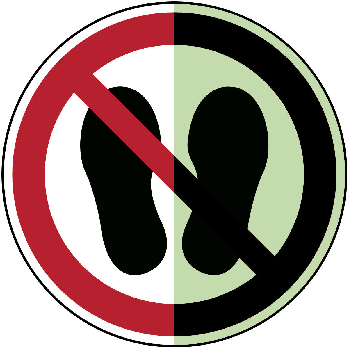 Photoluminescent safety signs