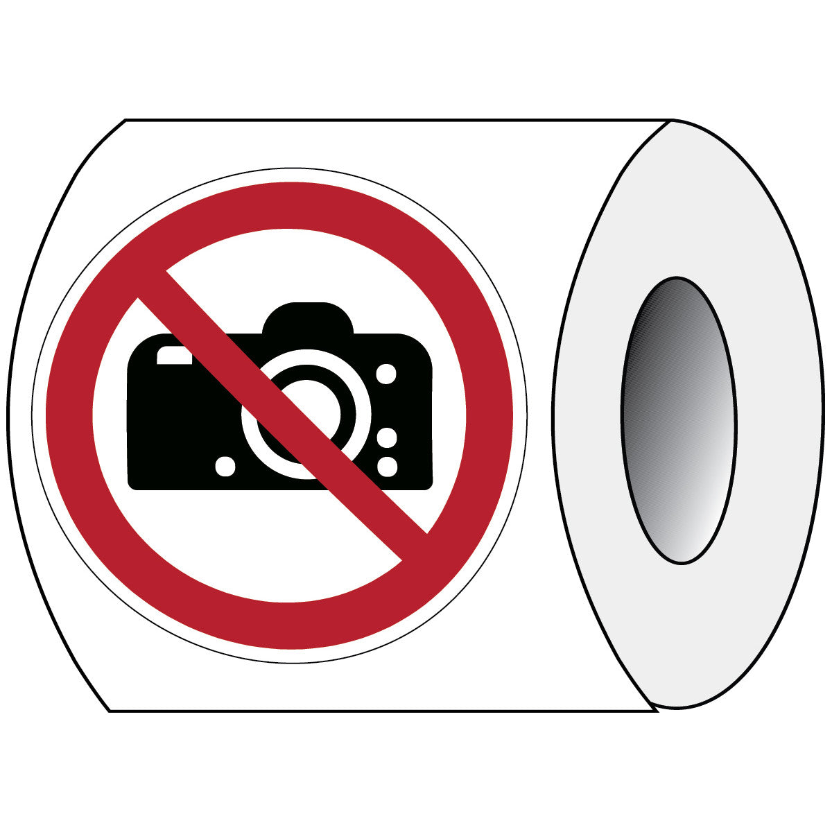 ISO safety sign - photography prohibited