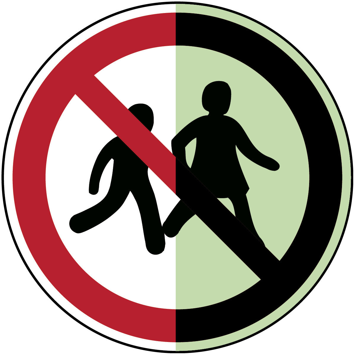 Photoluminescent safety signs