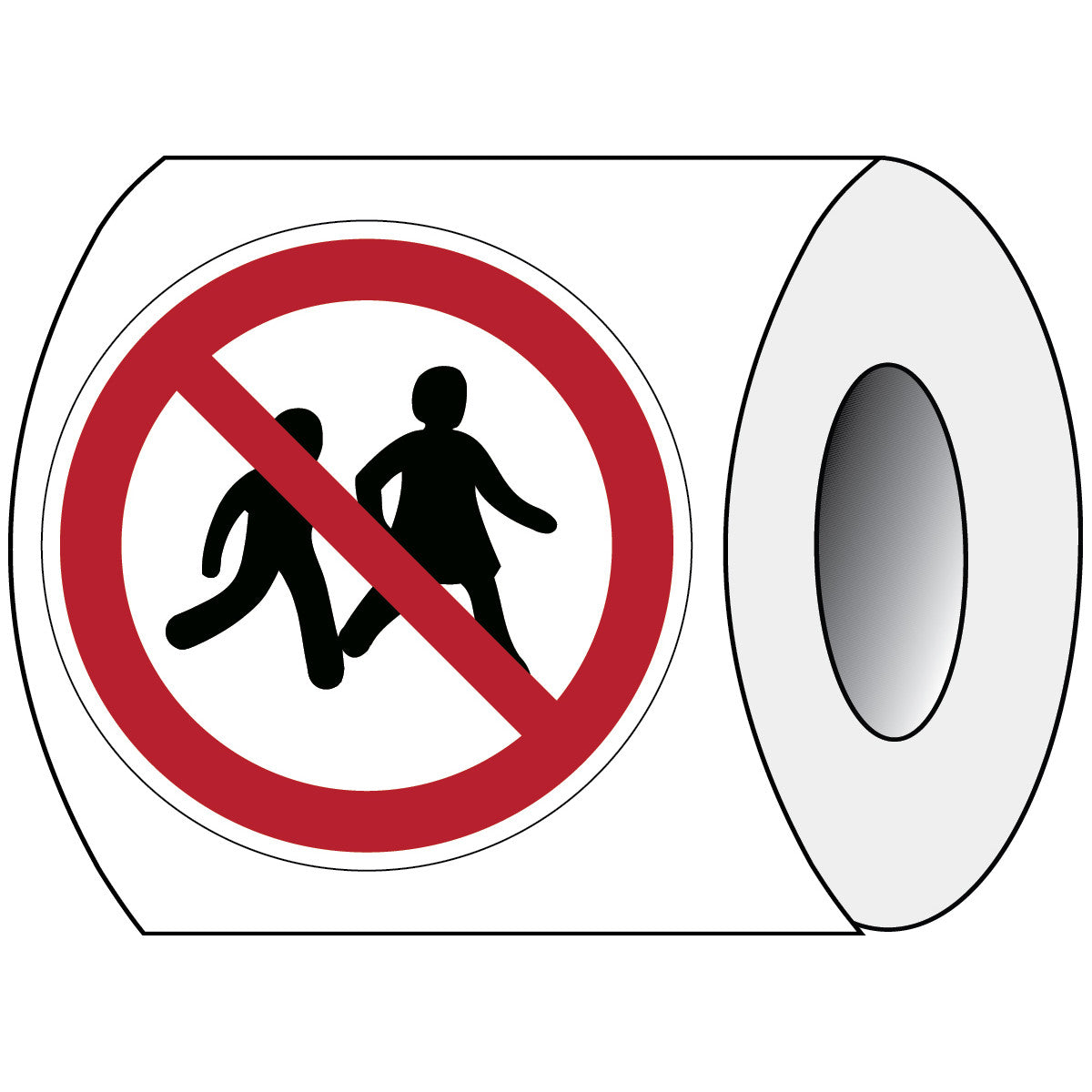 ISO safety sign - No entry for children