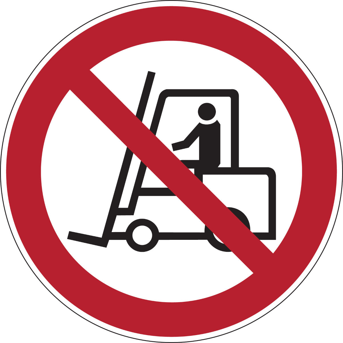 Antirutsch-Bodenmarkierer - Verbotsschilder