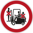 Verbotsschilder - Mitfahren auf Gabelstapler verboten