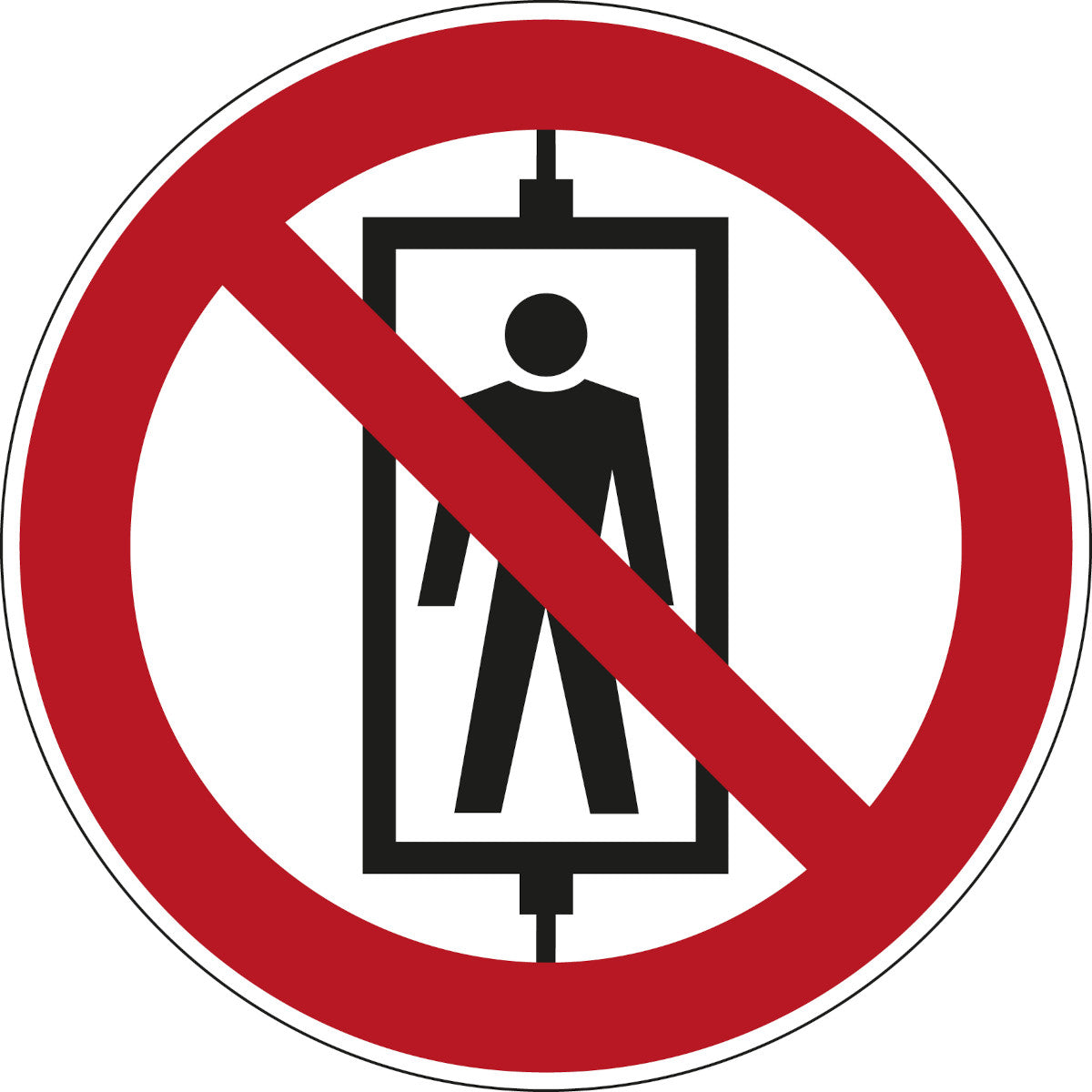 Verbotsschilder - Personenbeförderung verboten