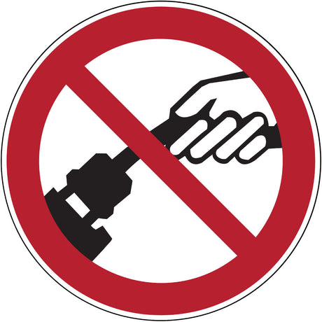 Verbotsschilder - Am Kabel ziehen verboten