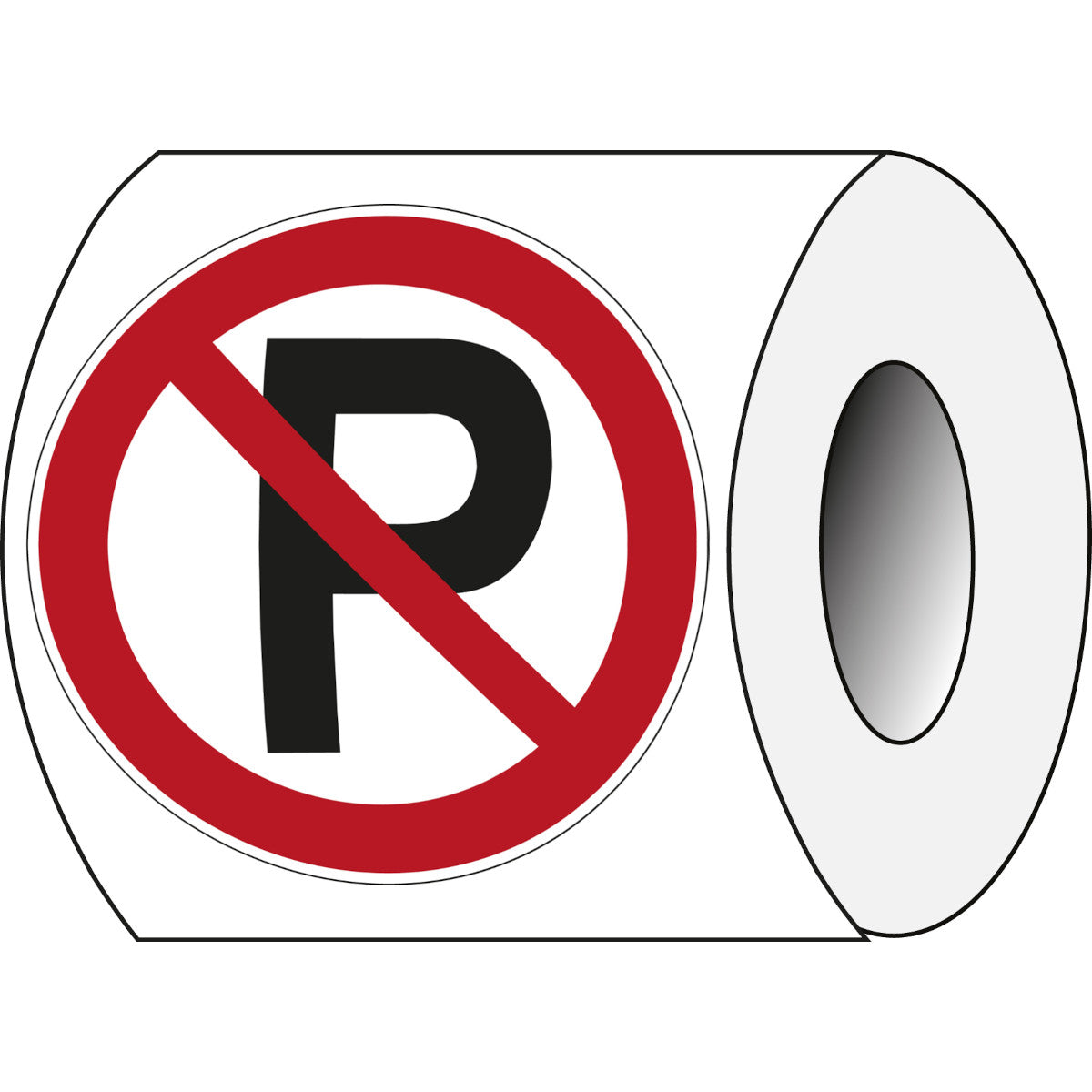 Sicherheitsetiketten auf Rolle - Verbotsschilder