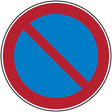 Verbotsschilder - Eingeschränktes Halteverbot