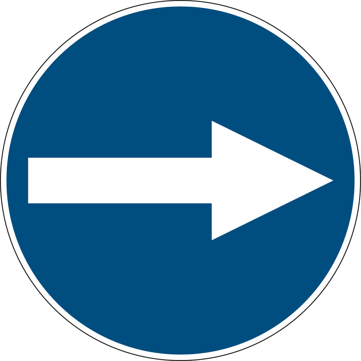 Antirutsch-Bodenmarkierer - Gebotsschilder