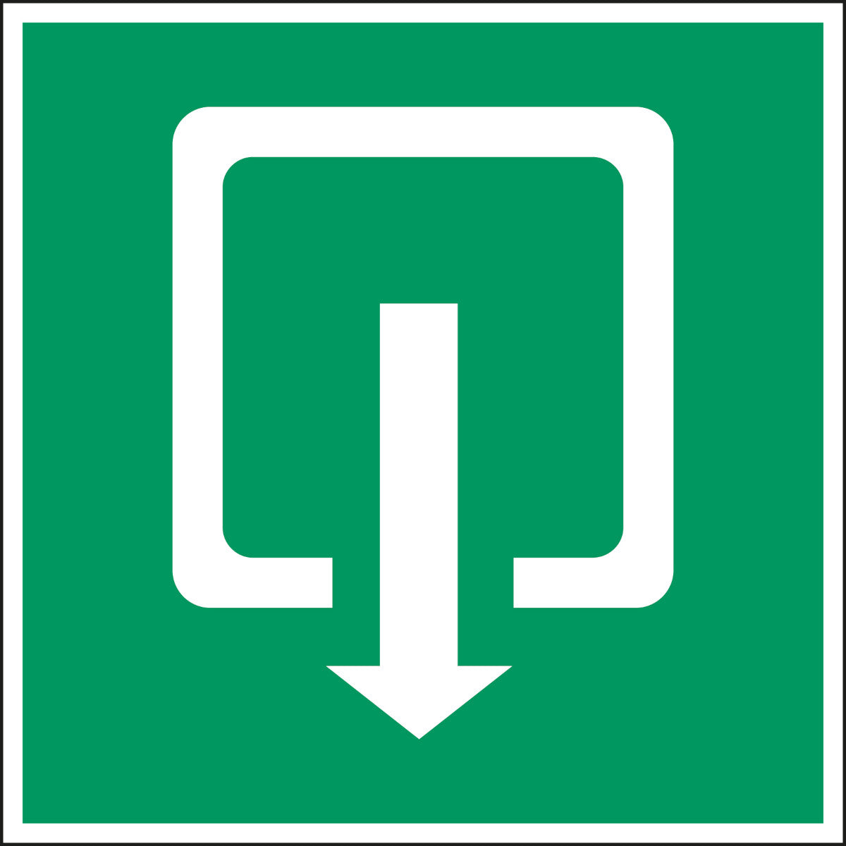 Fluchtwegkennzeichnung - Ausgang