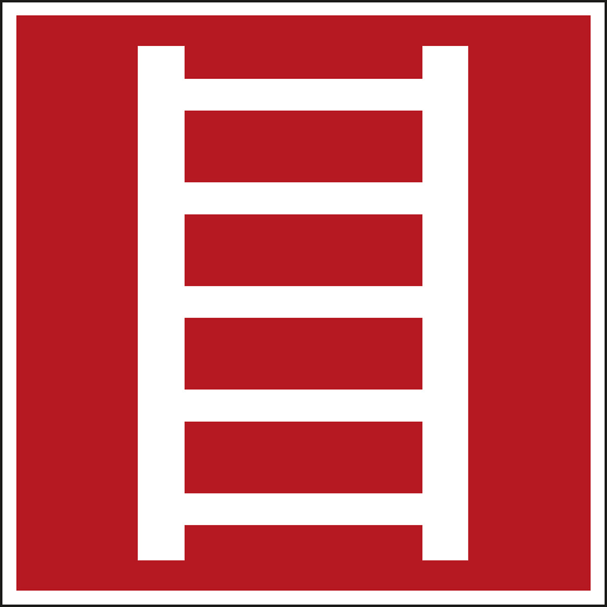 Brandschutzkennzeichnung - Leiter