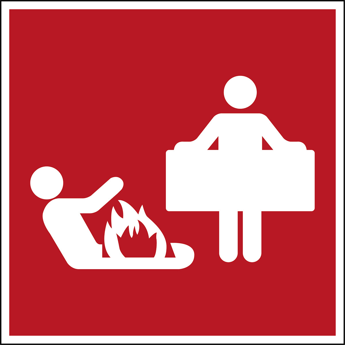 Brandschutzkennzeichnung - Löschdecke